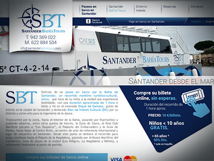 Web Santander Bahía Tours